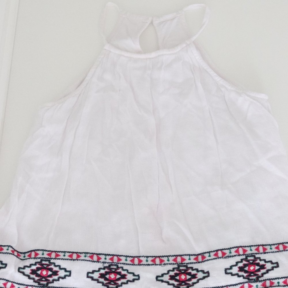 White Abercrombie Kids Tank Top